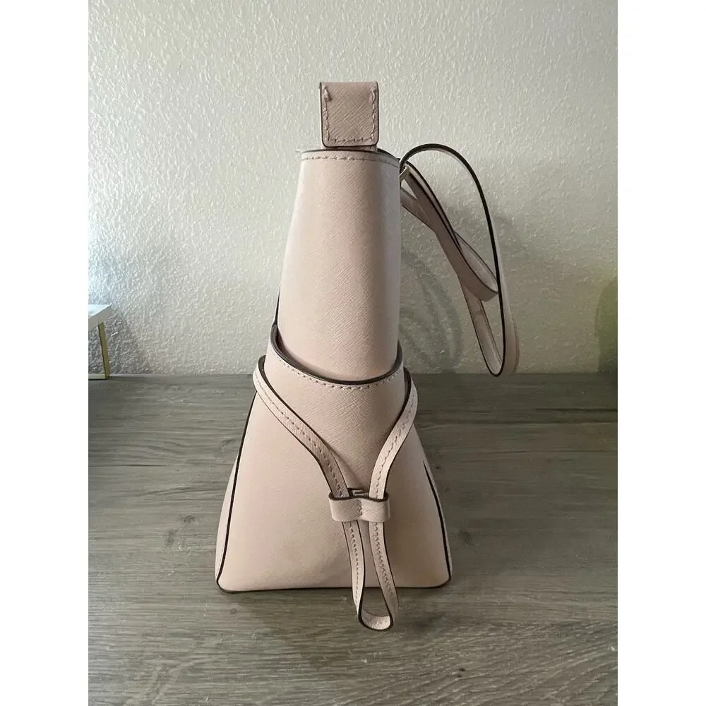 MICHAEL KORS GILLY LARGE DRAWSTRING TRAVEL TOTE SHOULDER BAG PINK POWDER BLUSH